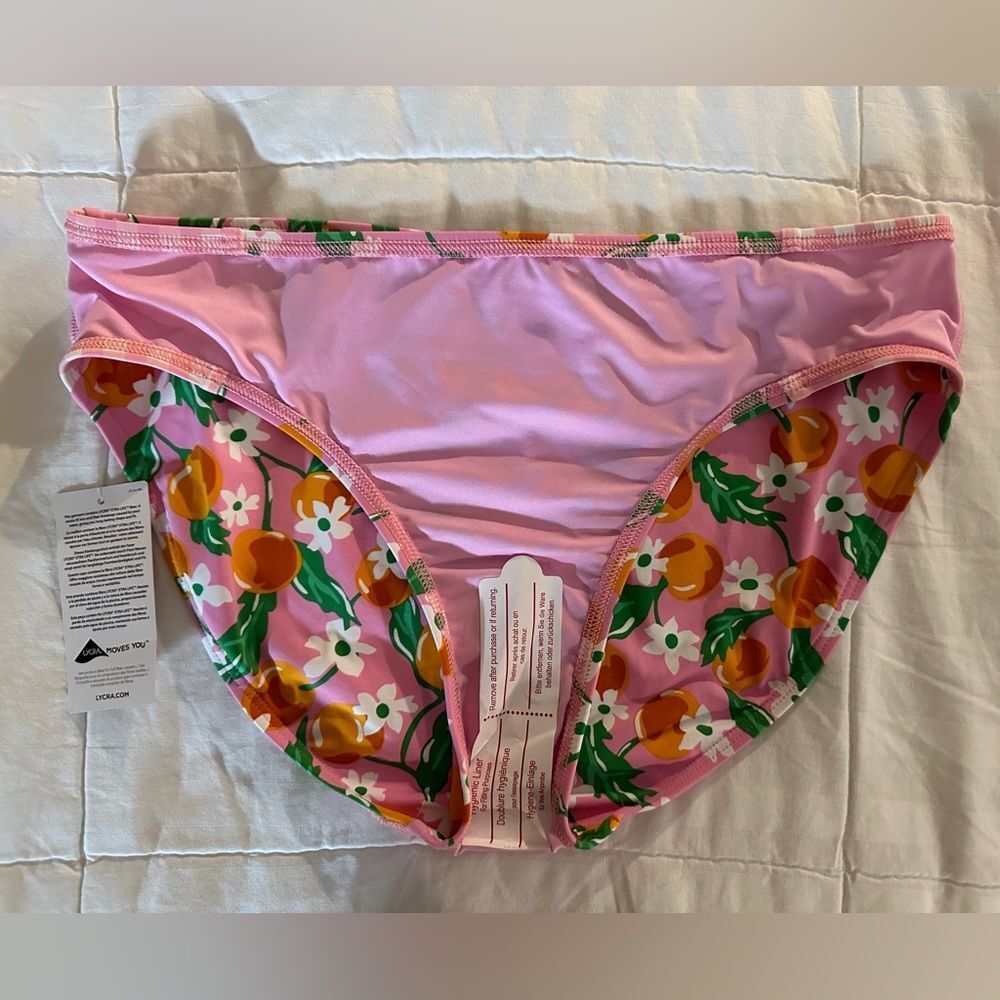 Draper James x Lands' End Mid Waist Bikini Bottom Size 8 • NEW WITH TAGS• - Picture 9 of 11